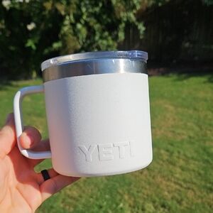 YETI White Stainless Steel Mug